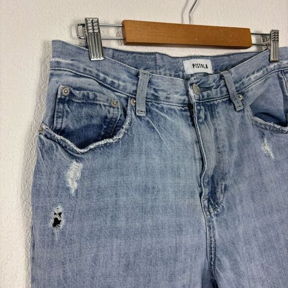 Pistola Revolve High Rise Light Wash Skinny Jeans Size 28 - Picture 5 of 7